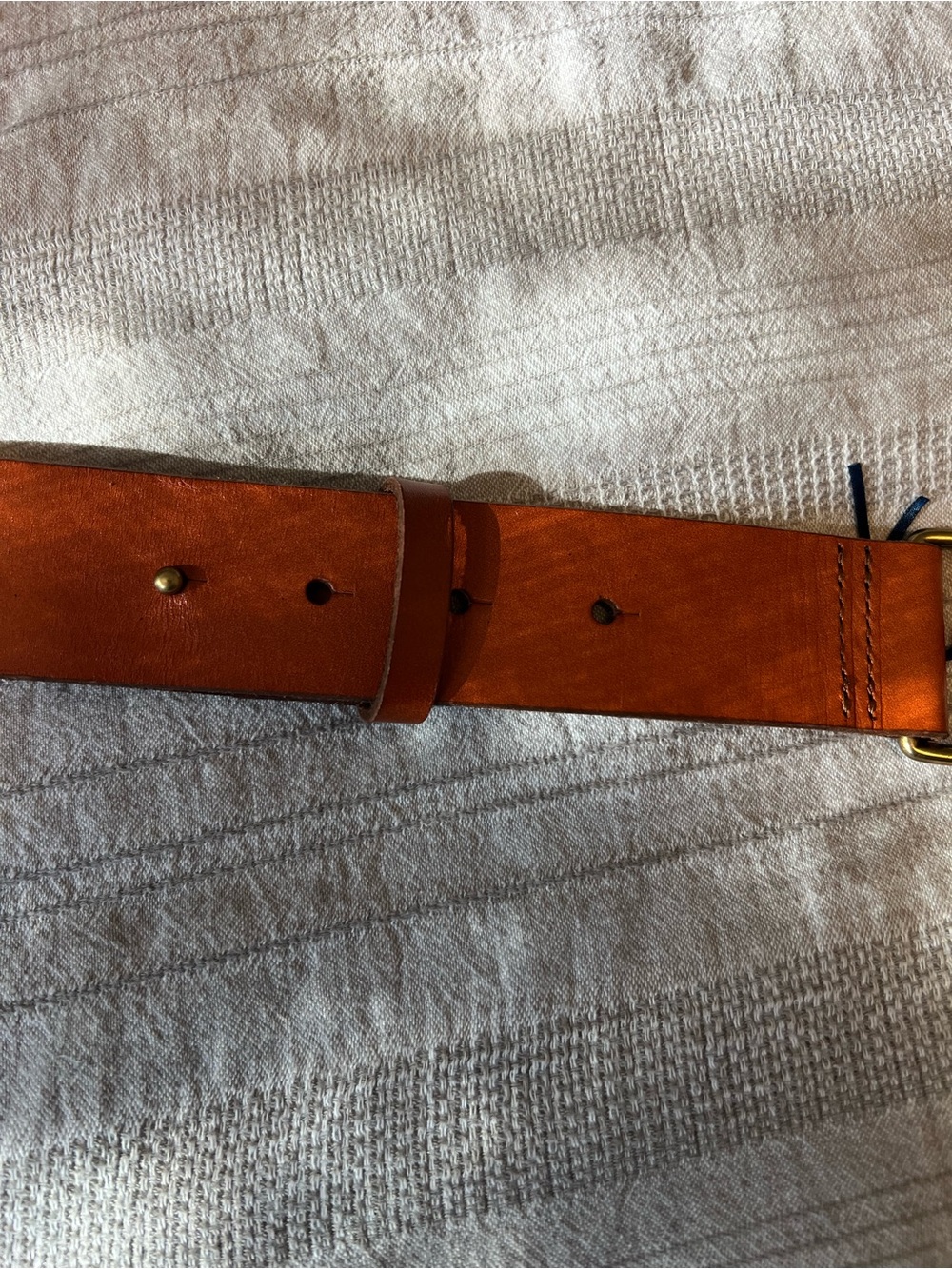 Parker Thatch: Adjustable Wide Leather Strap - Cognac NWT! - Picture 4 of 13